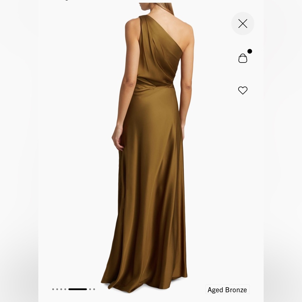 A.L.C. Aster Asymmetric Draped Gown - Picture 4 of 11
